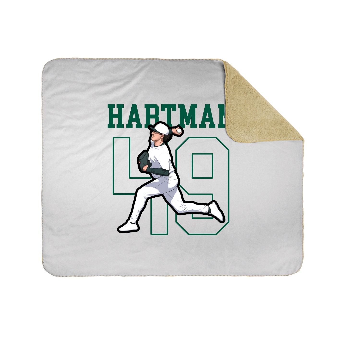 50x60 Sherpa Lined Throw Blanket