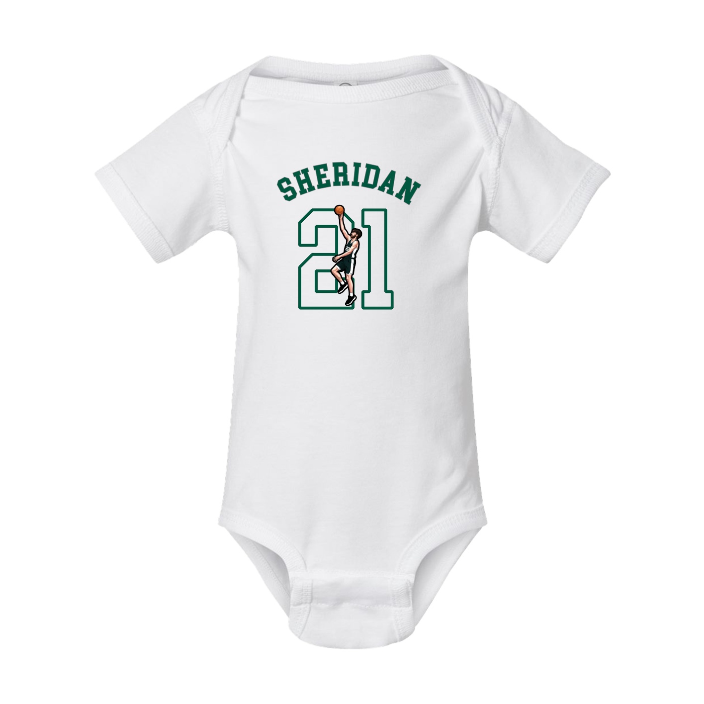 Baby Onesie — Shirsey Arch in White
