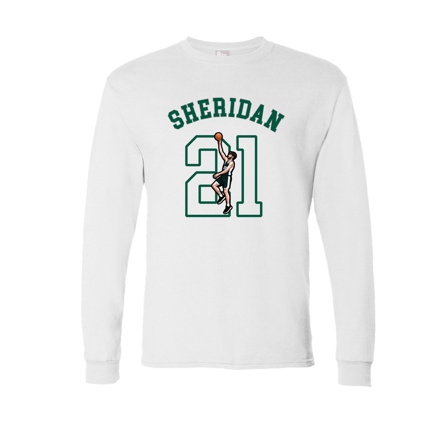 Long Sleeve Tee — Shirsey Arch in White