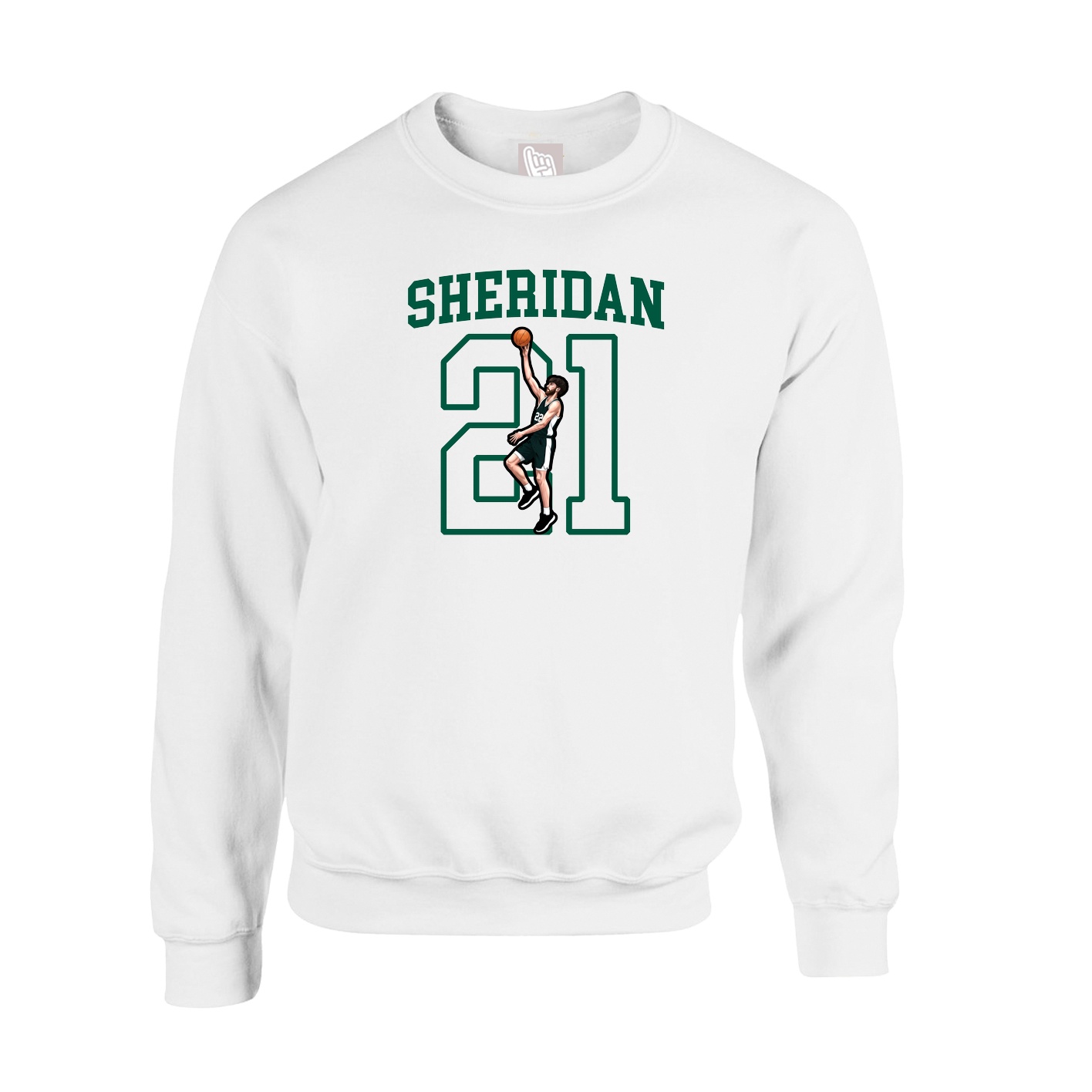 Fleece Crew — Shirsey in White