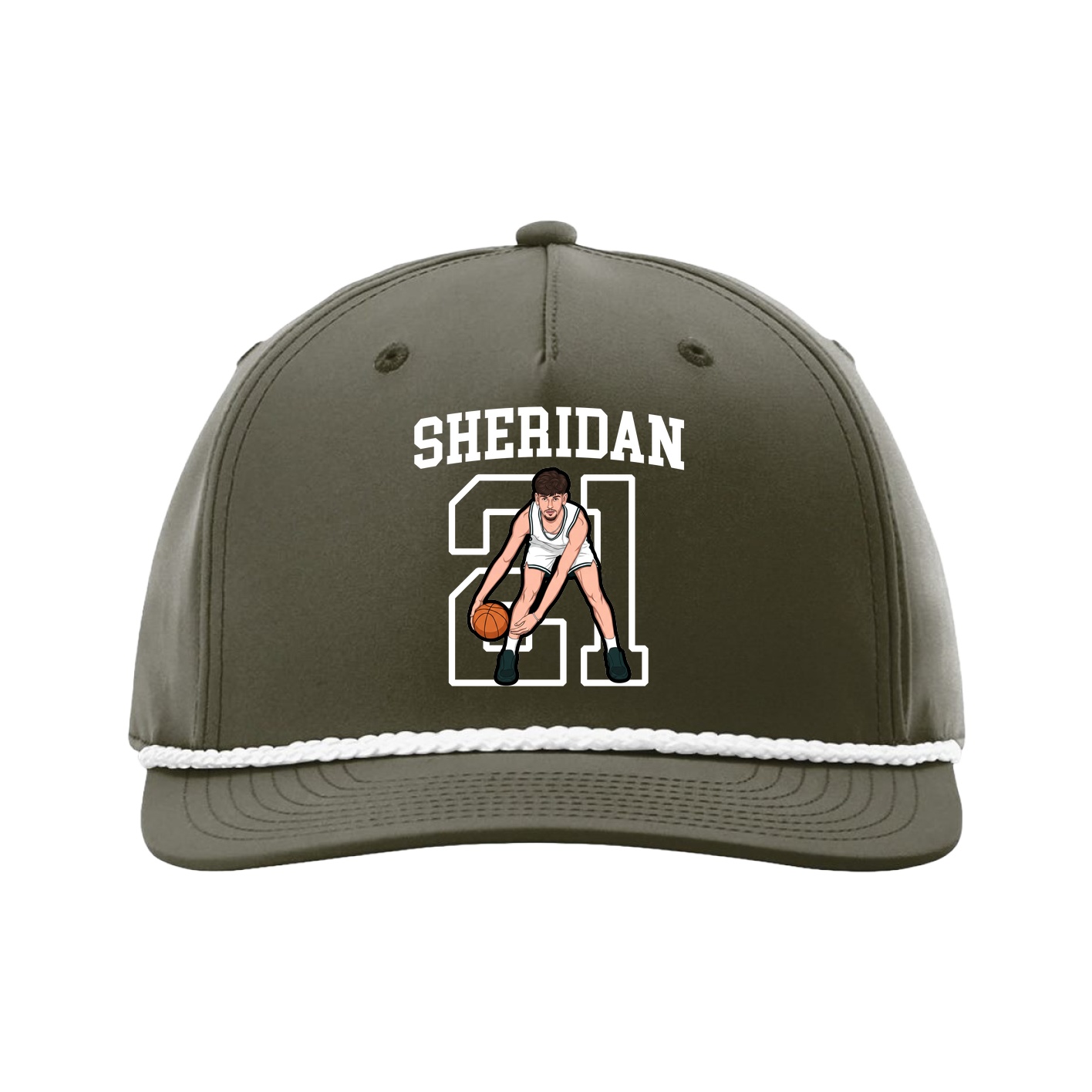 Five-Panel Classic Rope Cap — Shirsey in Green