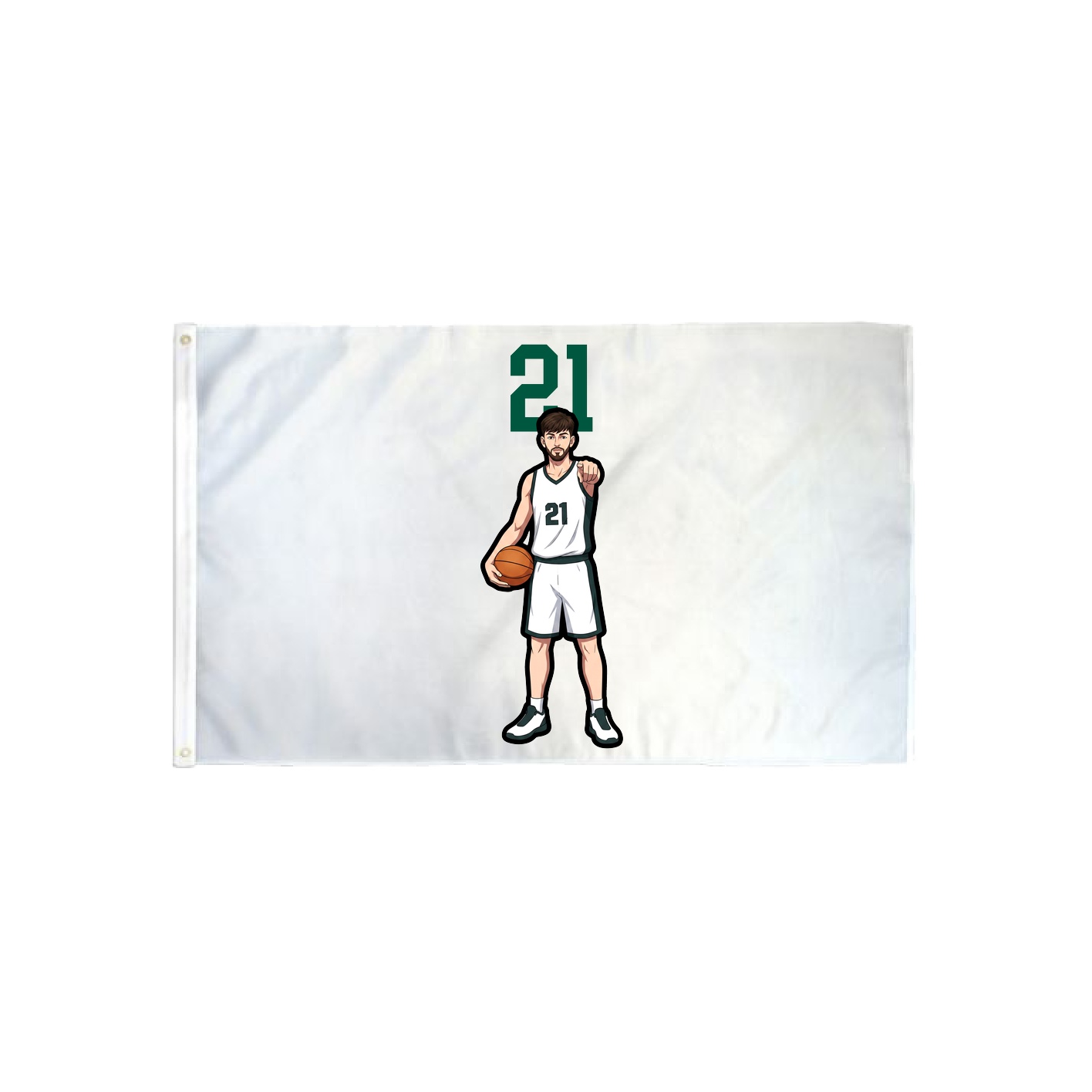3x5 Flag — Number Top in Classic