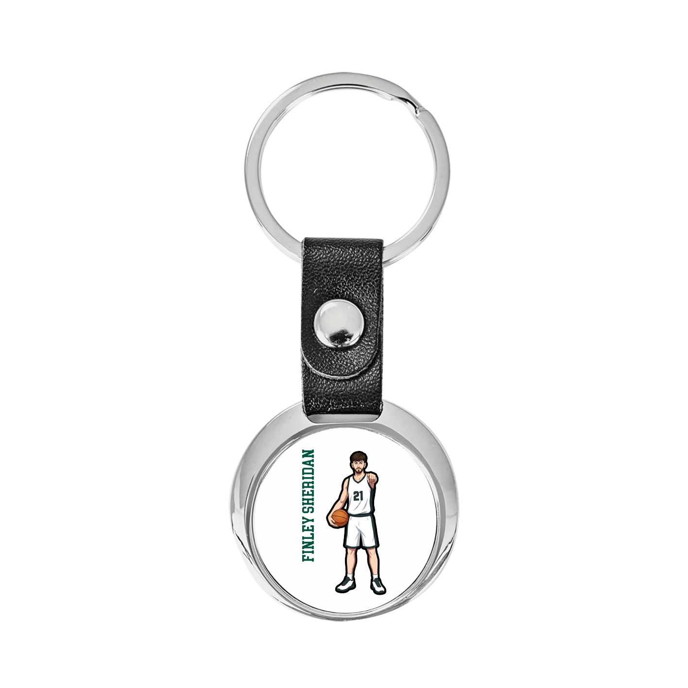 Key Chain — Name Vertical in Classic