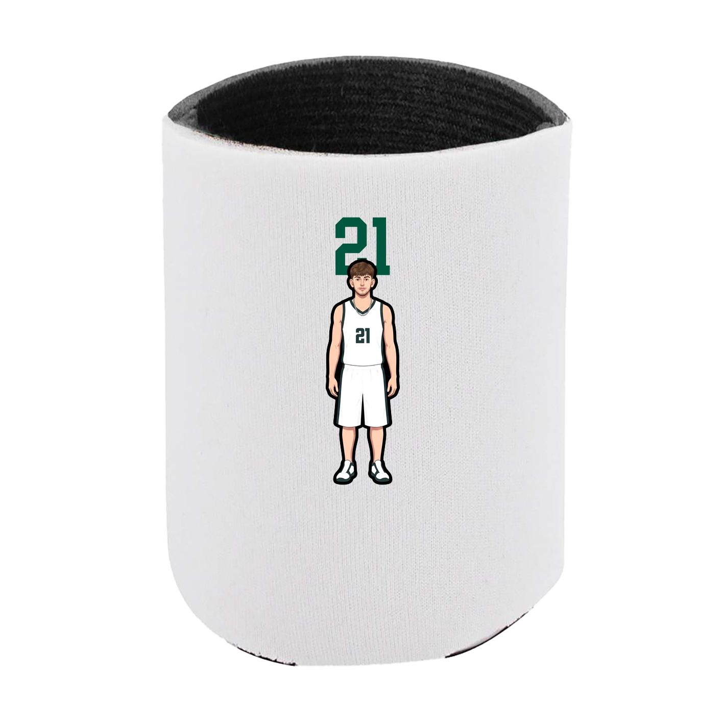 Can Holder — Number Top in White