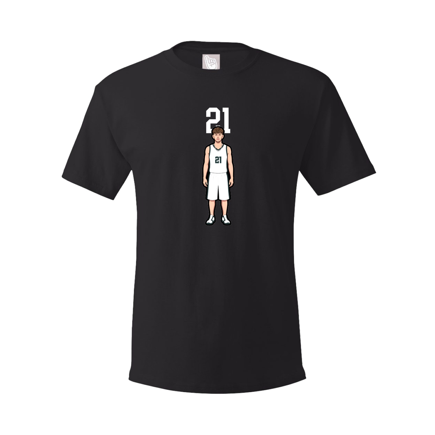 Tee — Number Top in Black