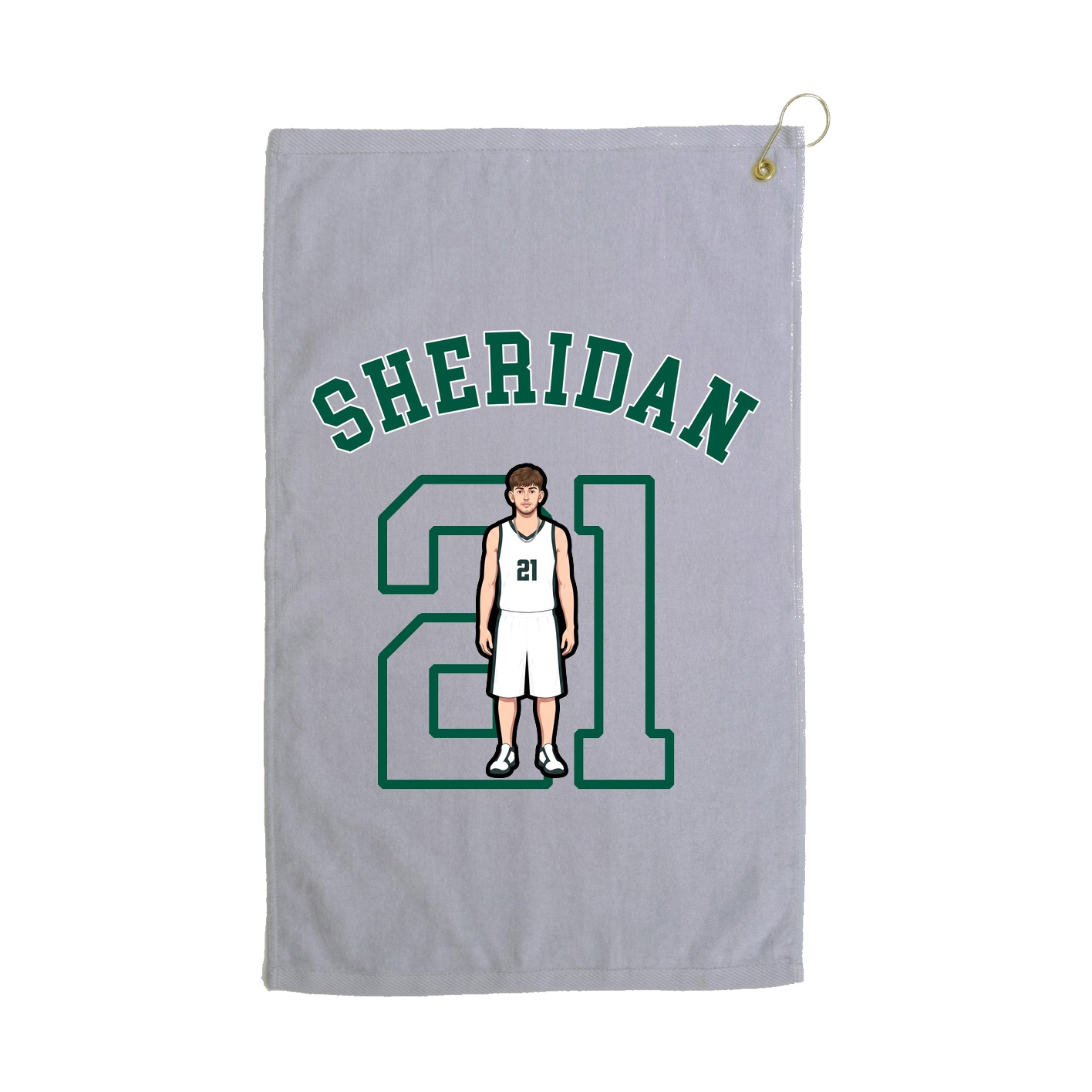 Golf Towel — Shirsey Arch in Grey