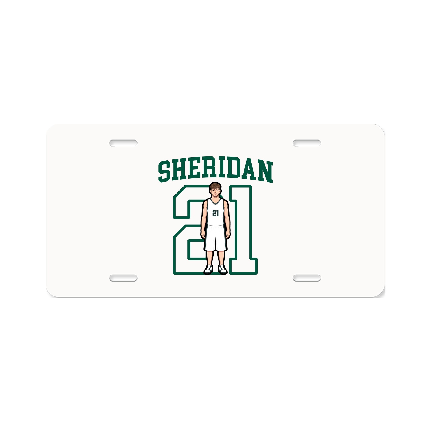 License Plate — Shirsey in Classic