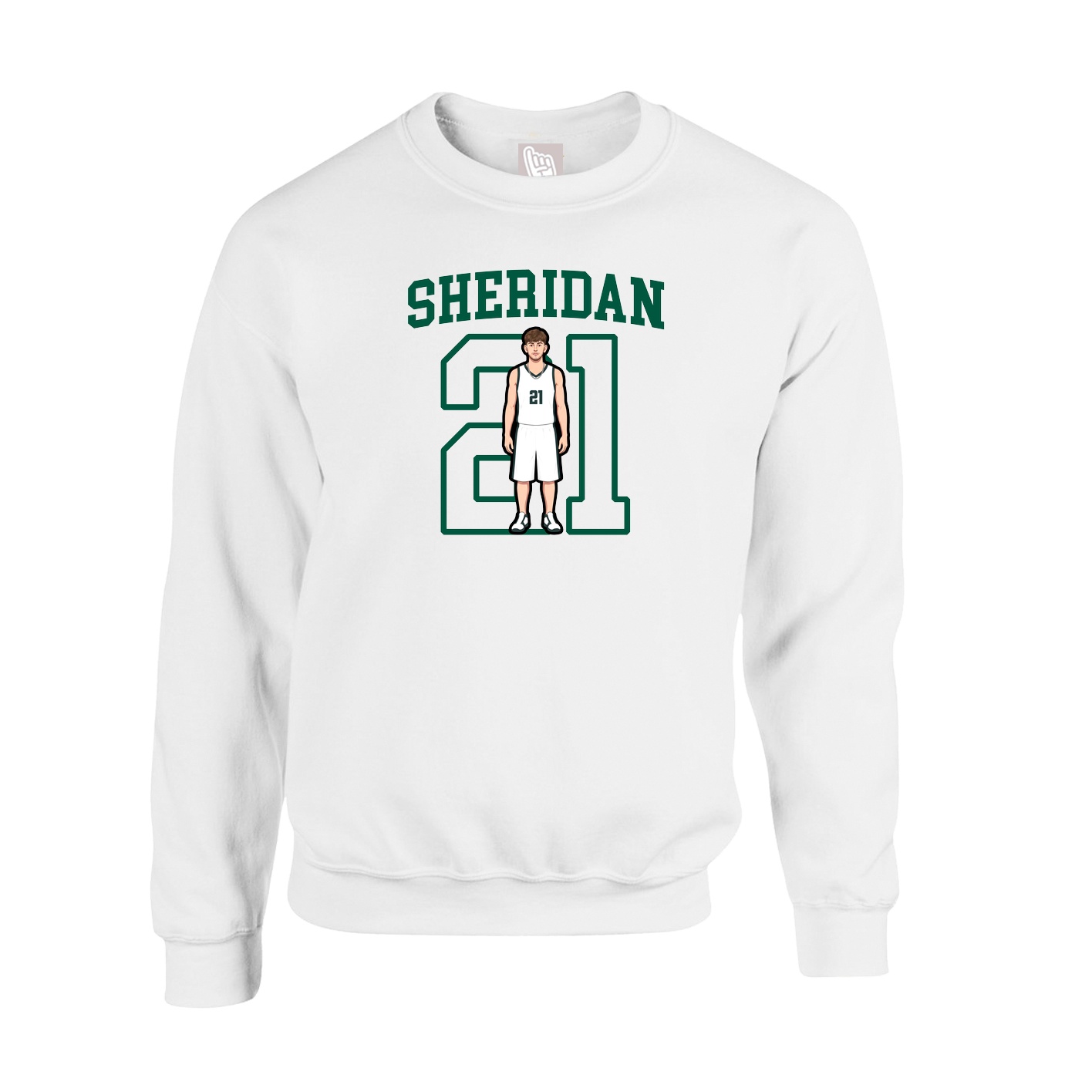 Fleece Crew — Shirsey in White