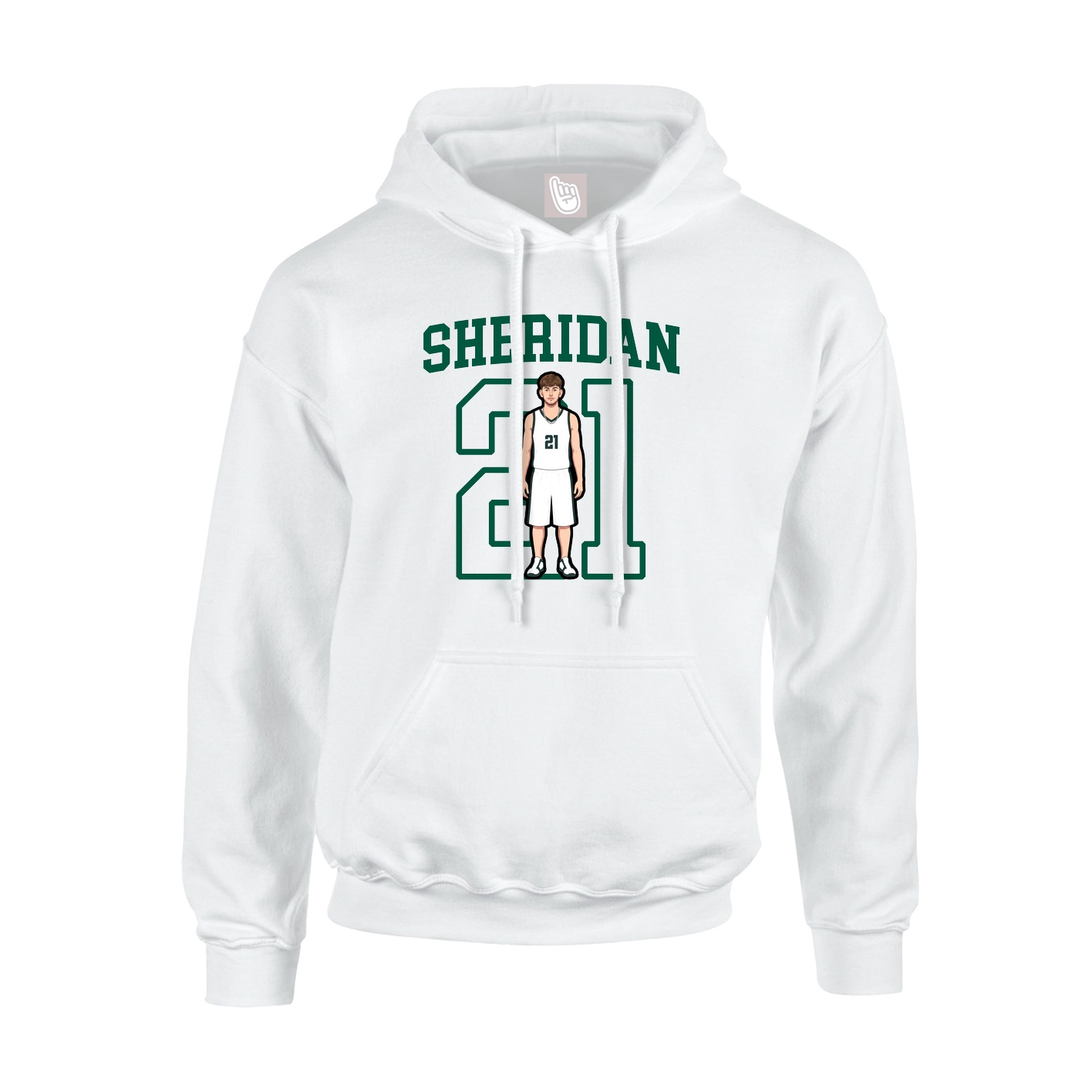 Youth Hoodie — Shirsey in White