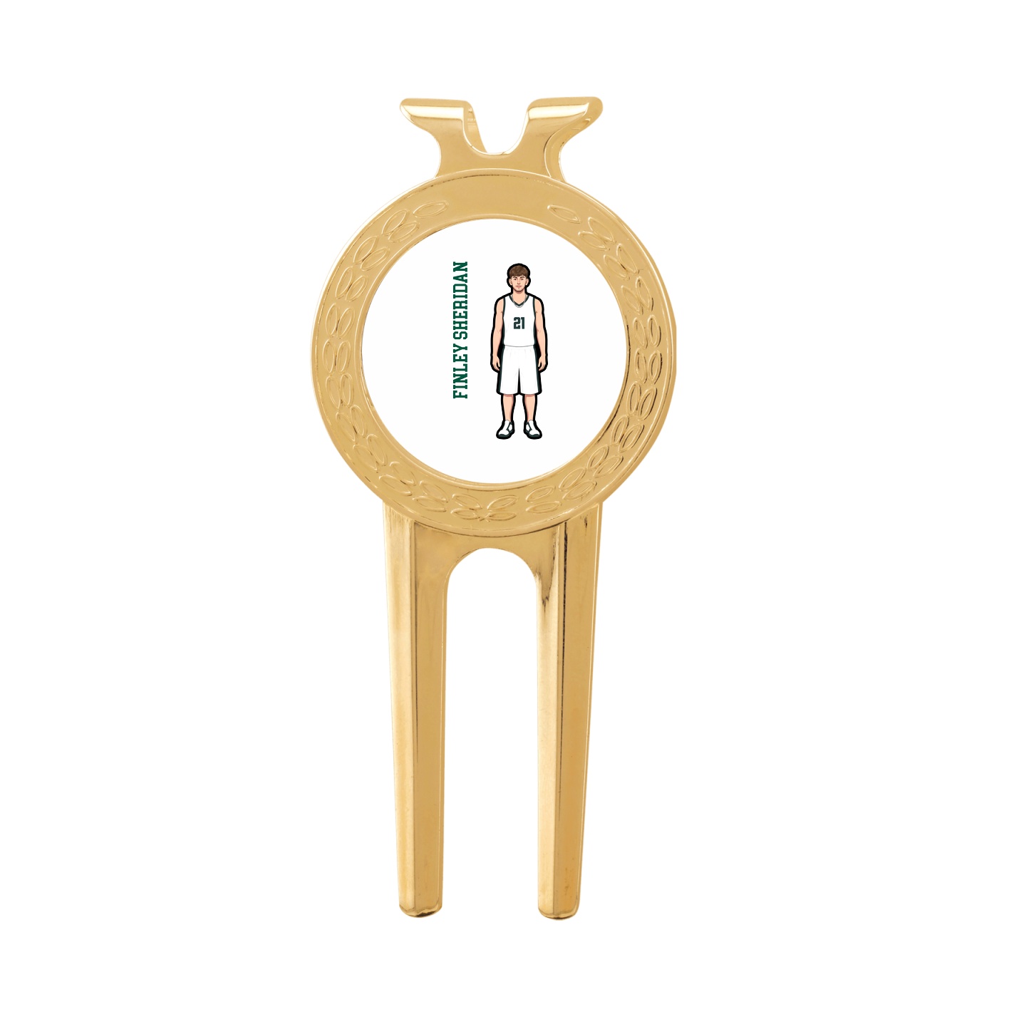 Divot Tool with Ball Marker — Name Vertical in Classic