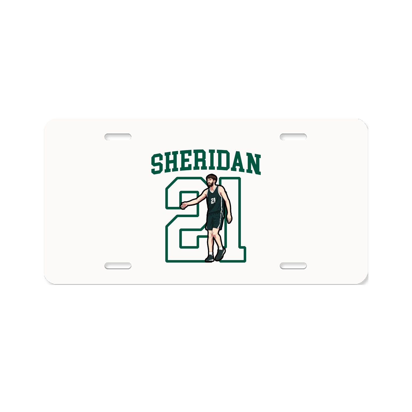 License Plate — Shirsey in Classic