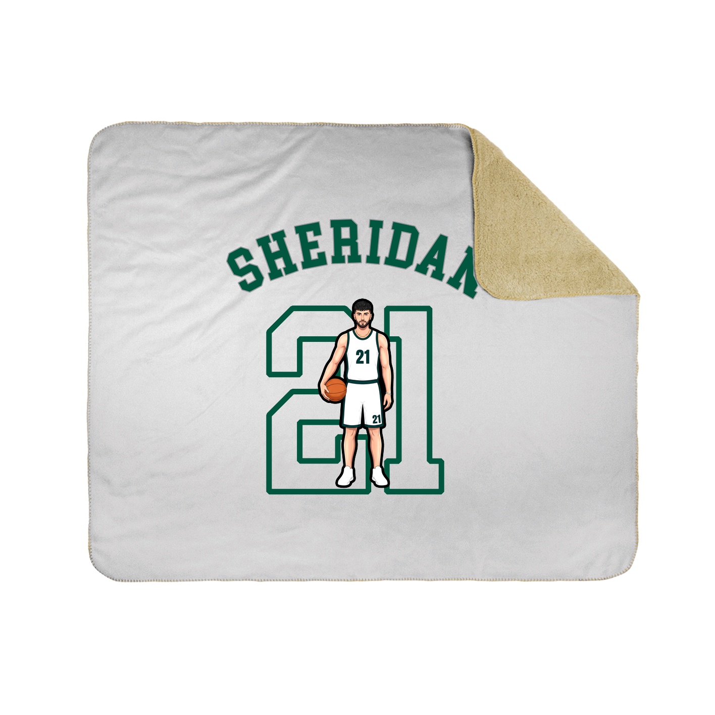Throw Blanket — Shirsey Arch in White