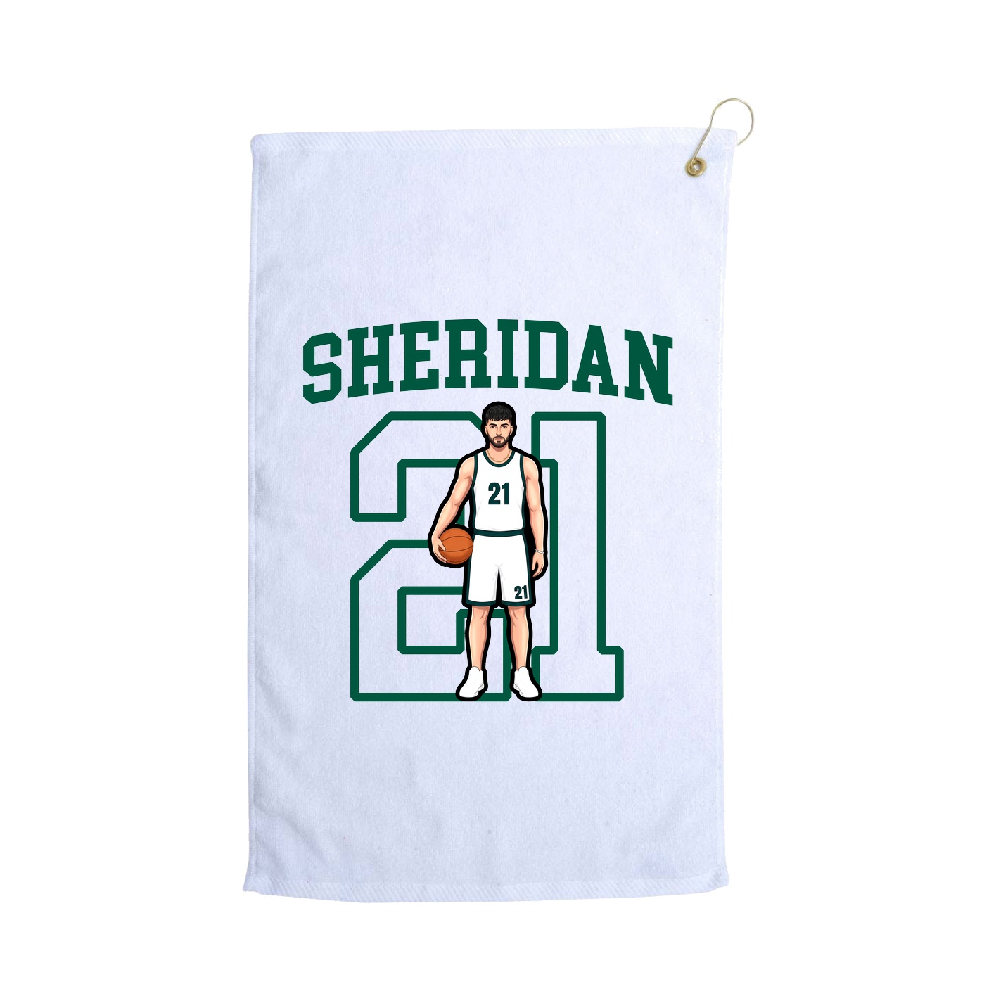 Golf Towel — Shirsey in White
