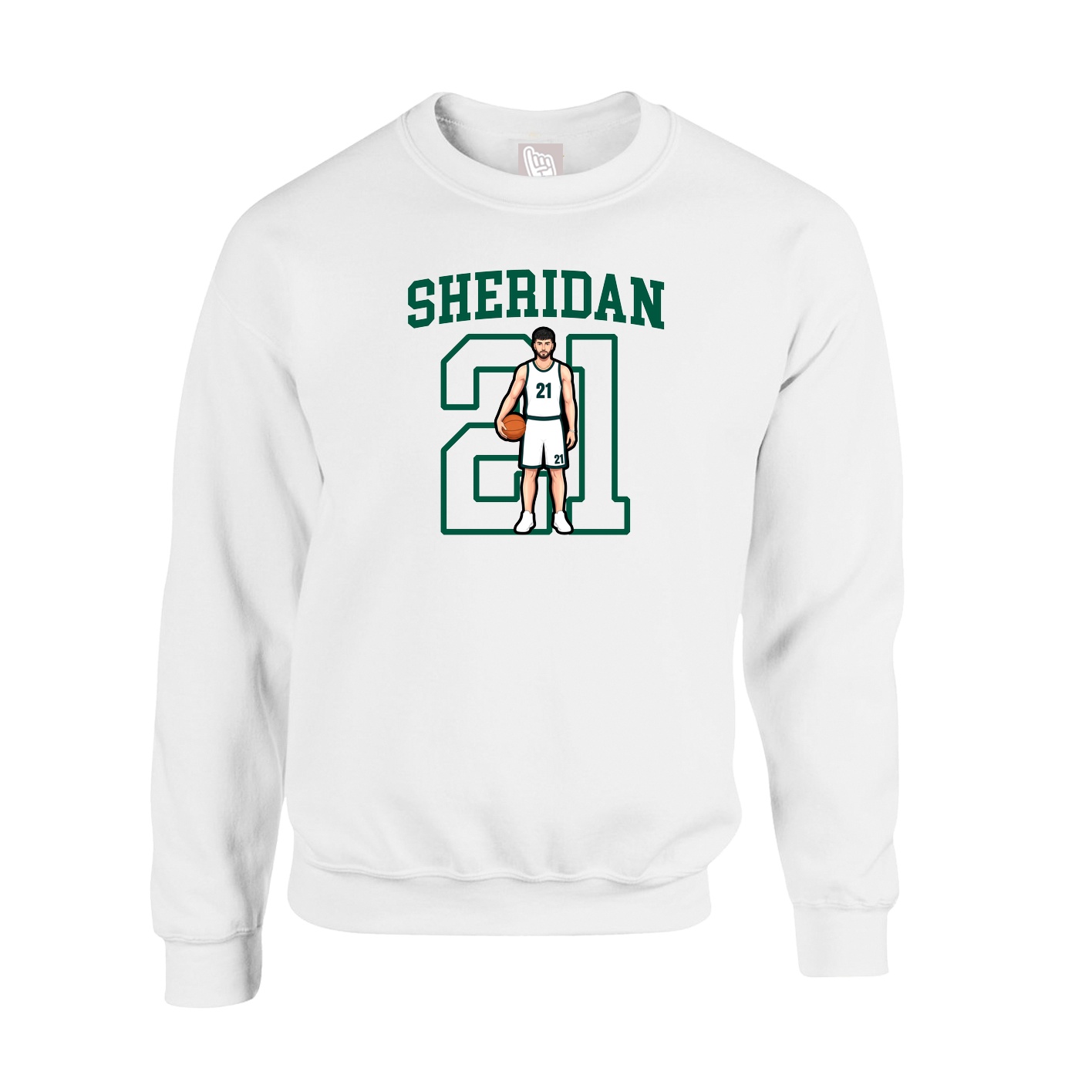 Fleece Crew — Shirsey in White