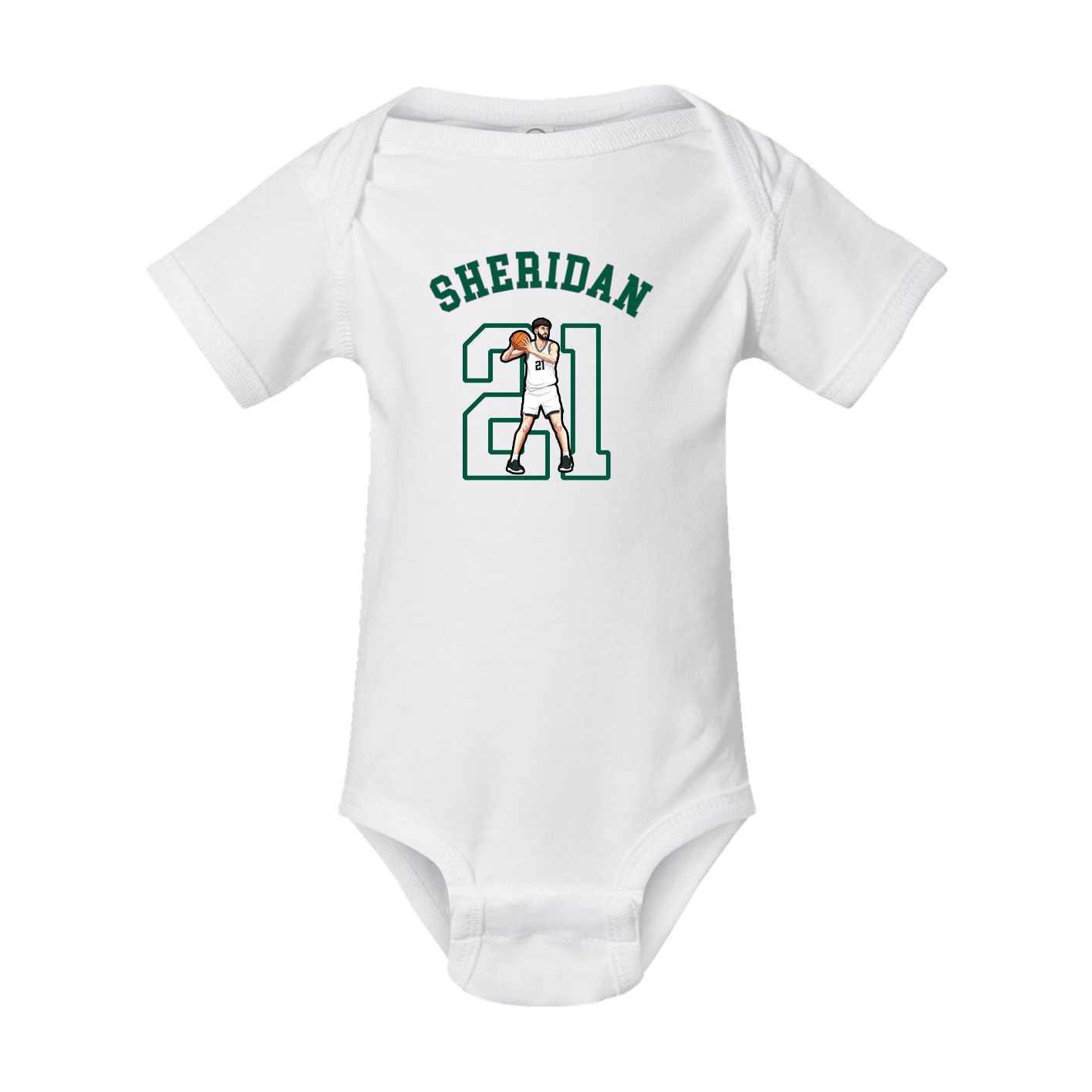 Baby Onesie — Shirsey Arch in White