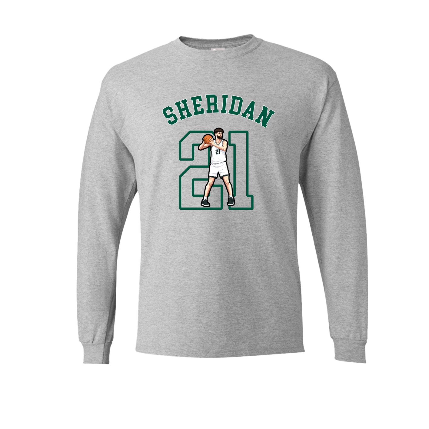 Long Sleeve Tee — Shirsey Arch in Grey