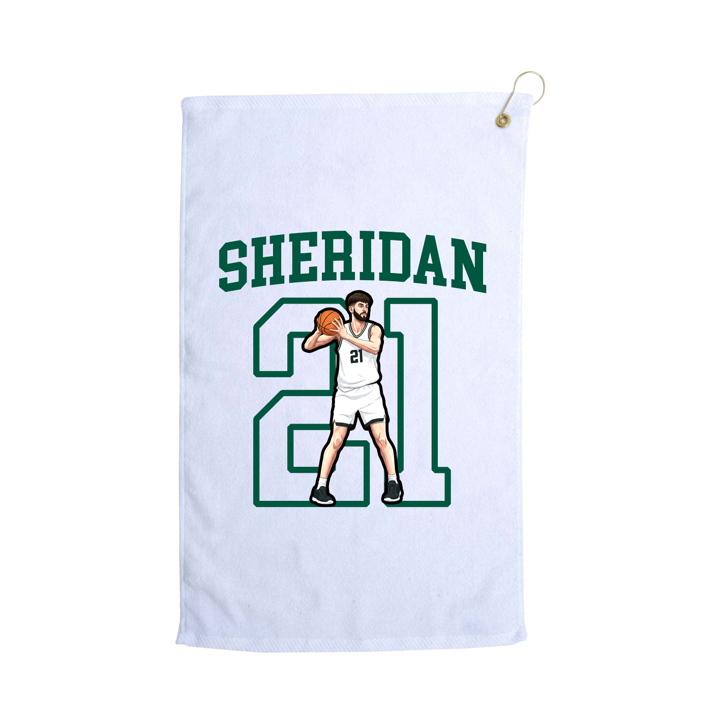 Golf Towel — Shirsey in White