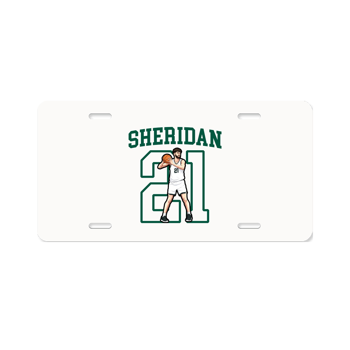 License Plate — Shirsey in Classic
