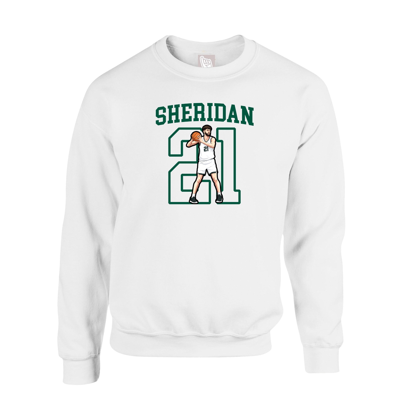Fleece Crew — Shirsey in White