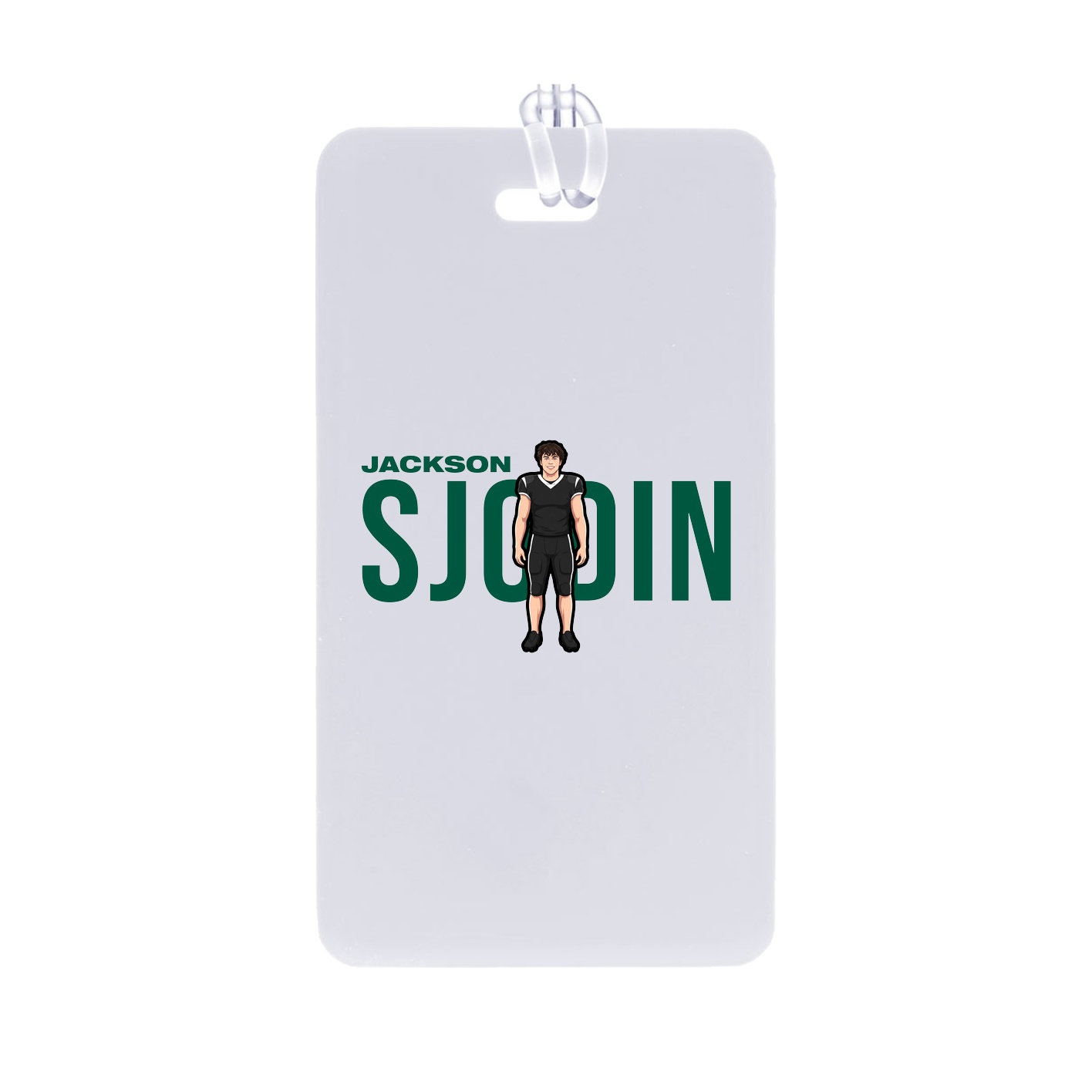Bag Tag — Player Name in Classic