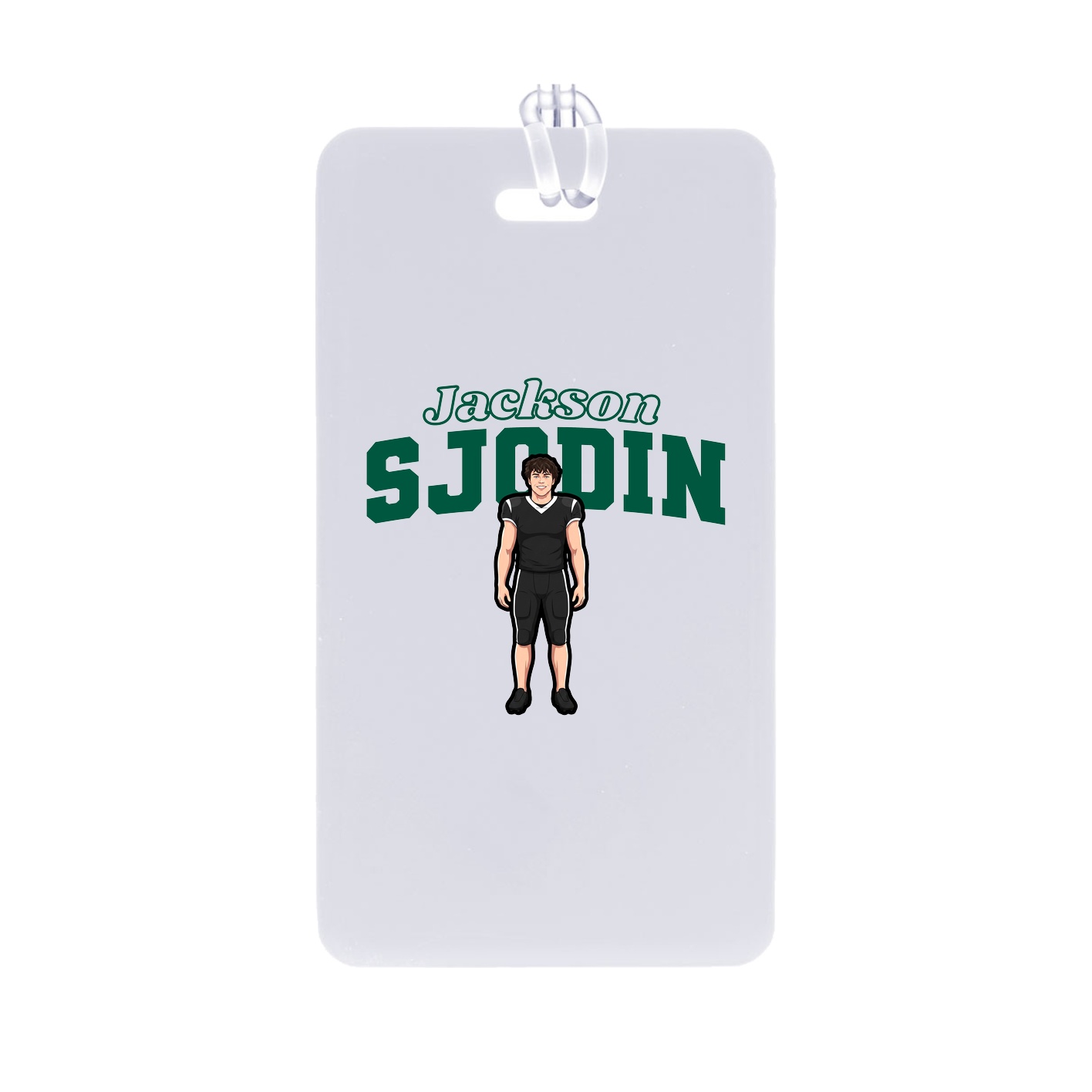 Bag Tag — Name Arch in Classic