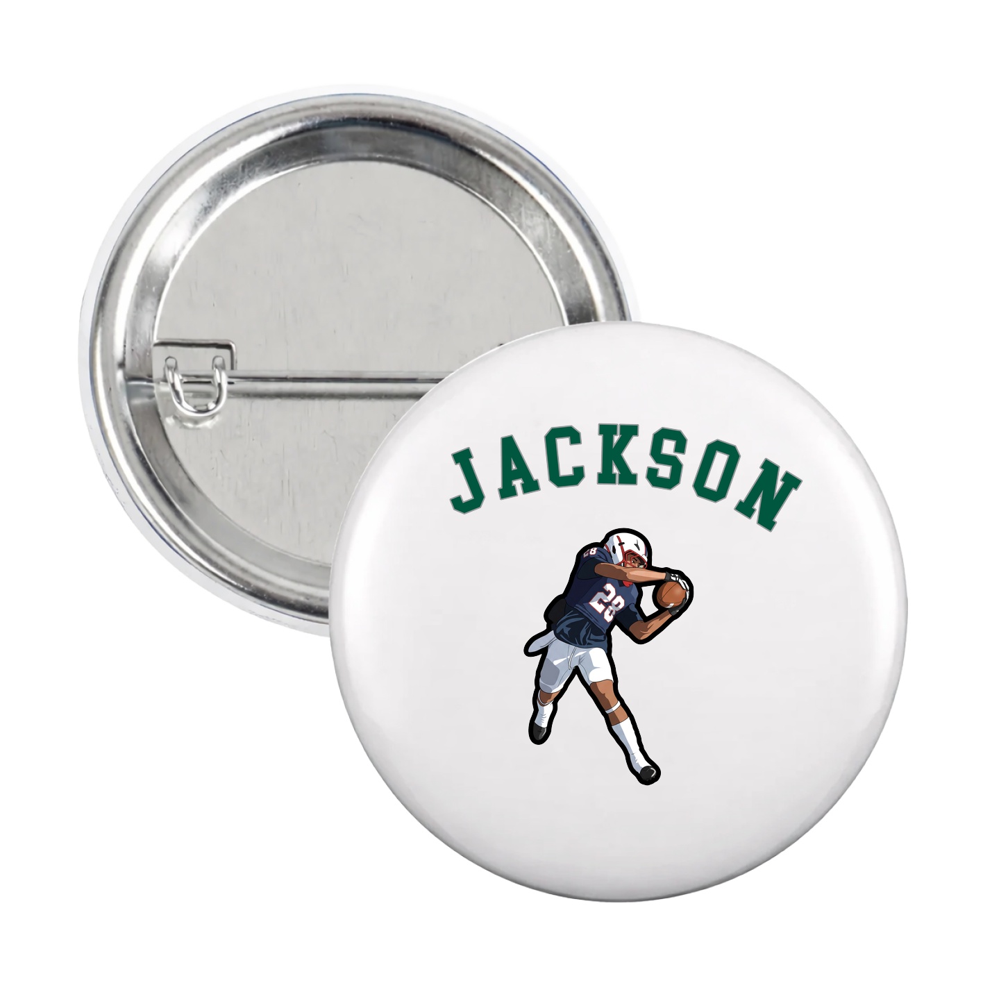 Game Day Button — Shirsey Arch in White