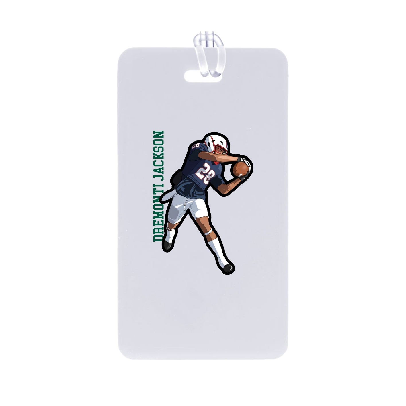 Bag Tag — Name Vertical in Classic