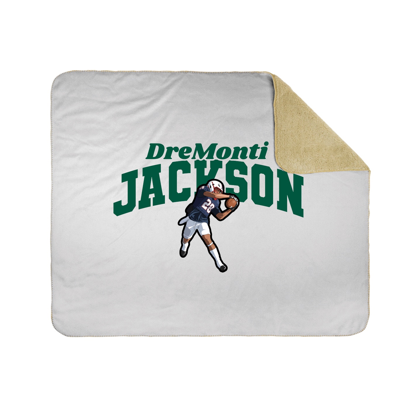 Throw Blanket — Signature Arch in White