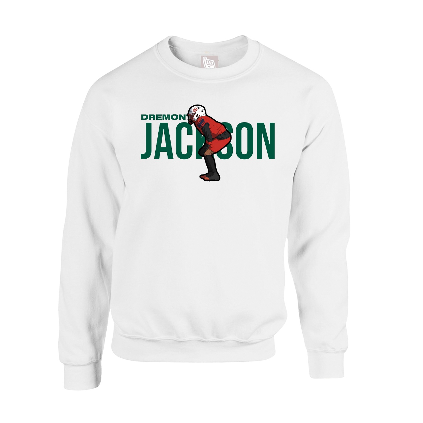 Fleece Crew — Player Name in White