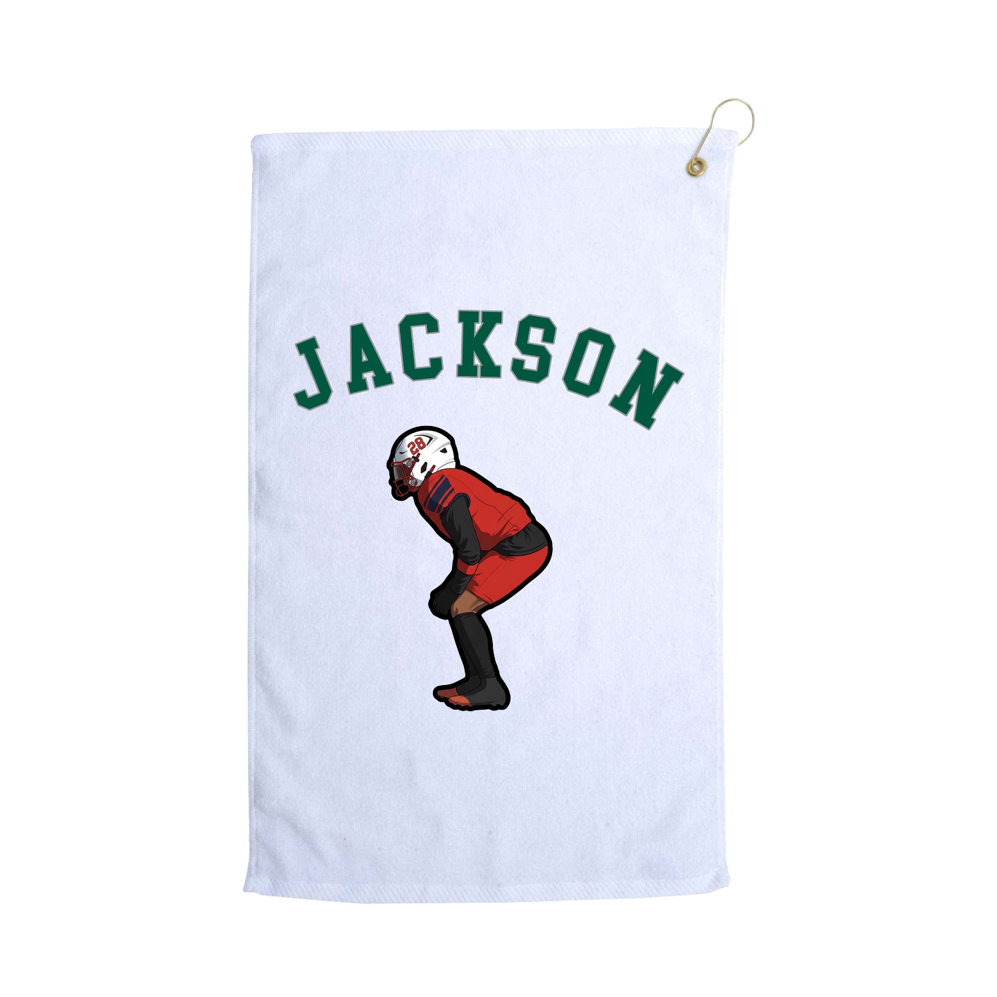 Golf Towel — Shirsey Arch in White
