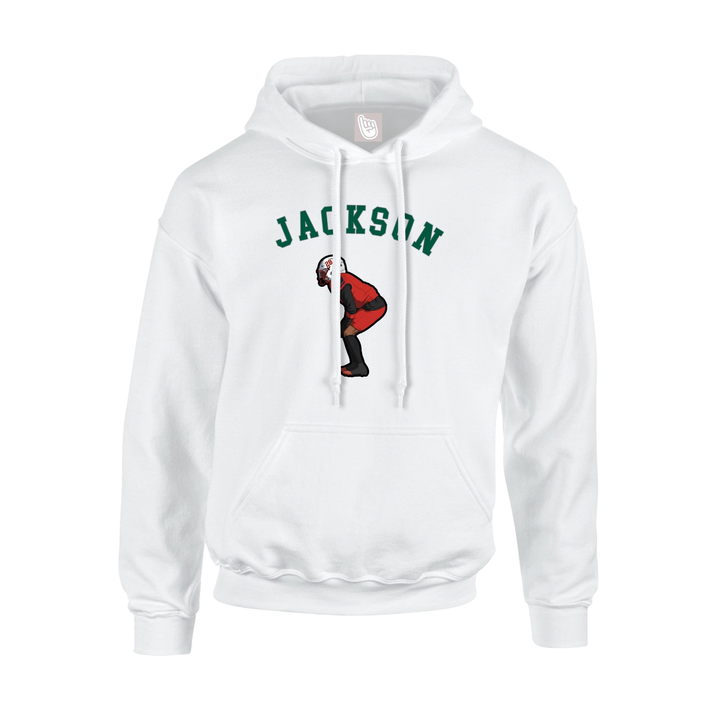 Hoodie — Shirsey Arch in White