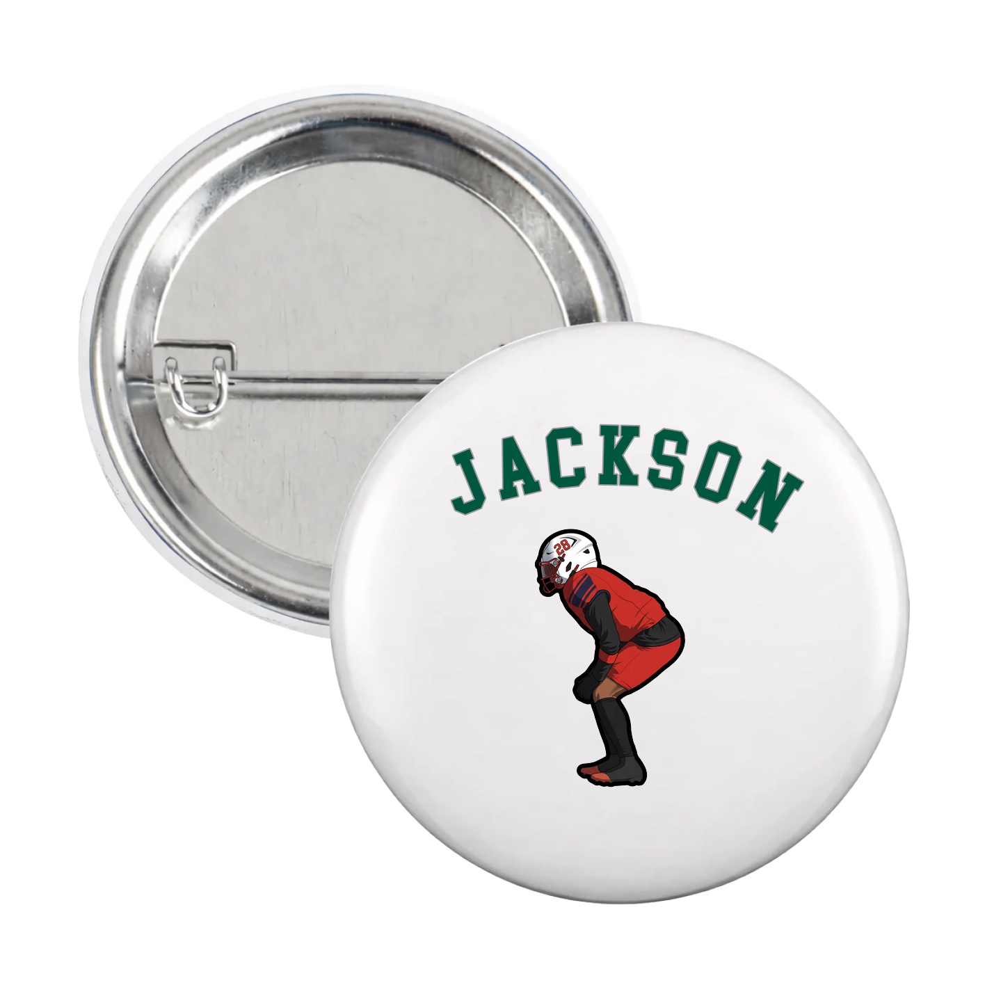 Game Day Button — Shirsey Arch in White