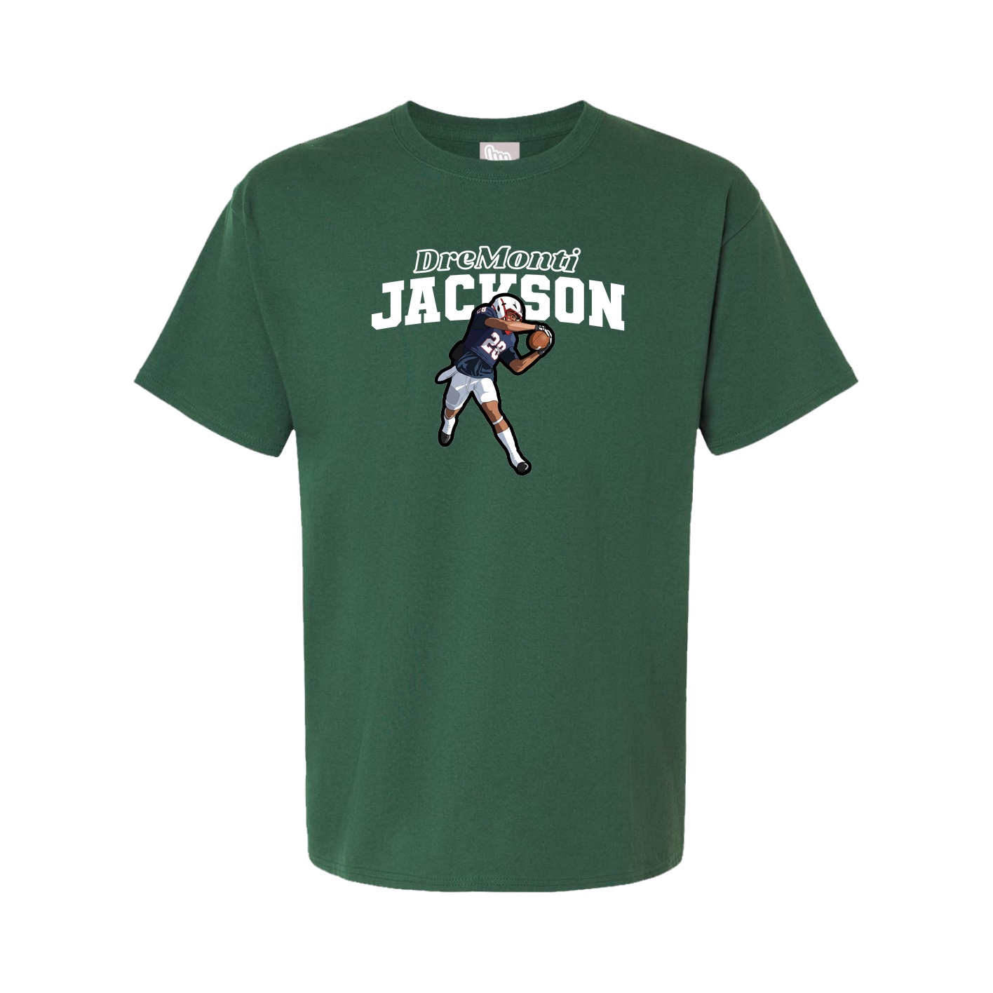 Youth Tee — Name Arch in Green