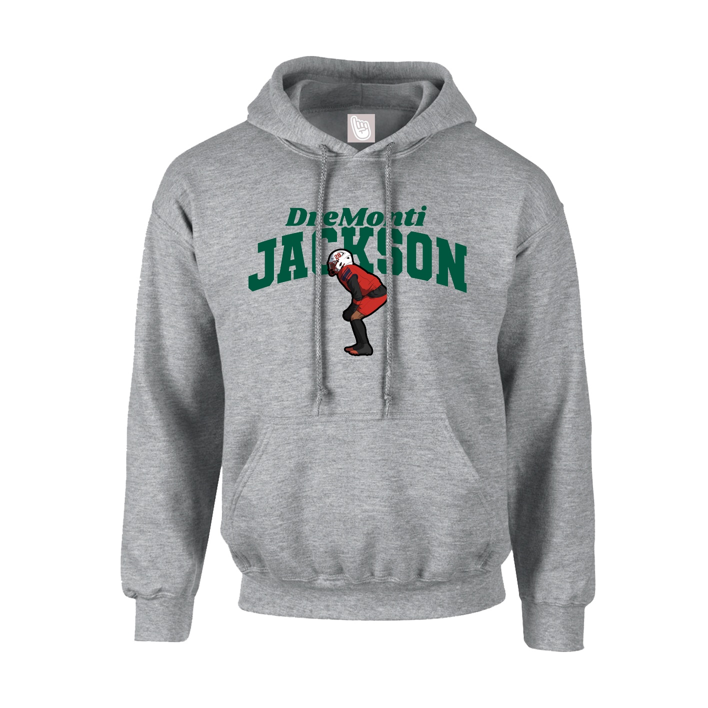 Hoodie — Signature Arch in Grey