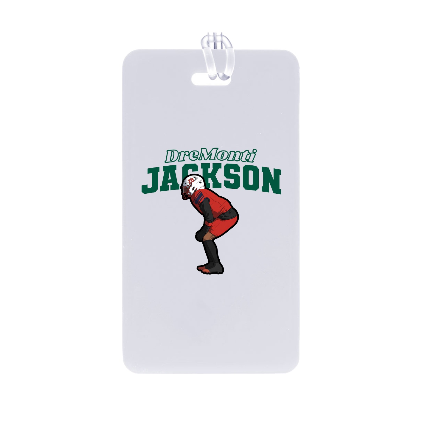 Bag Tag — Name Arch in Classic