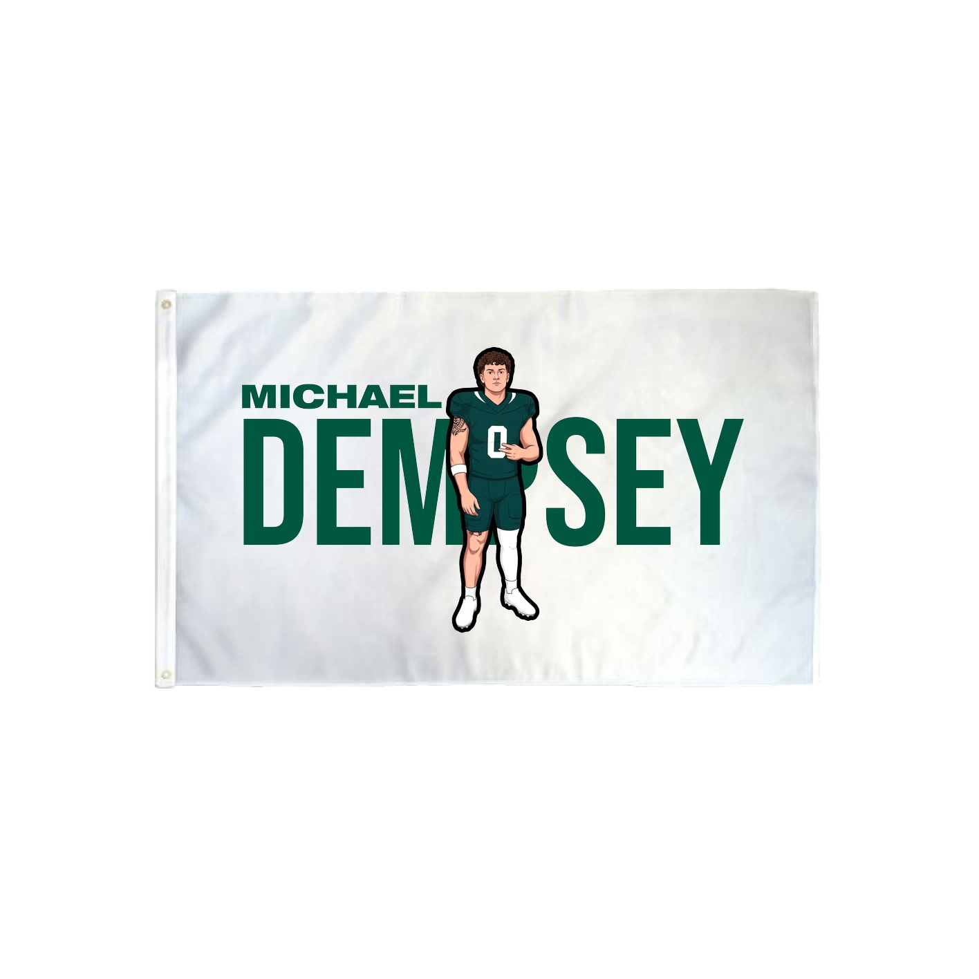 3x5 Flag — Player Name in Classic