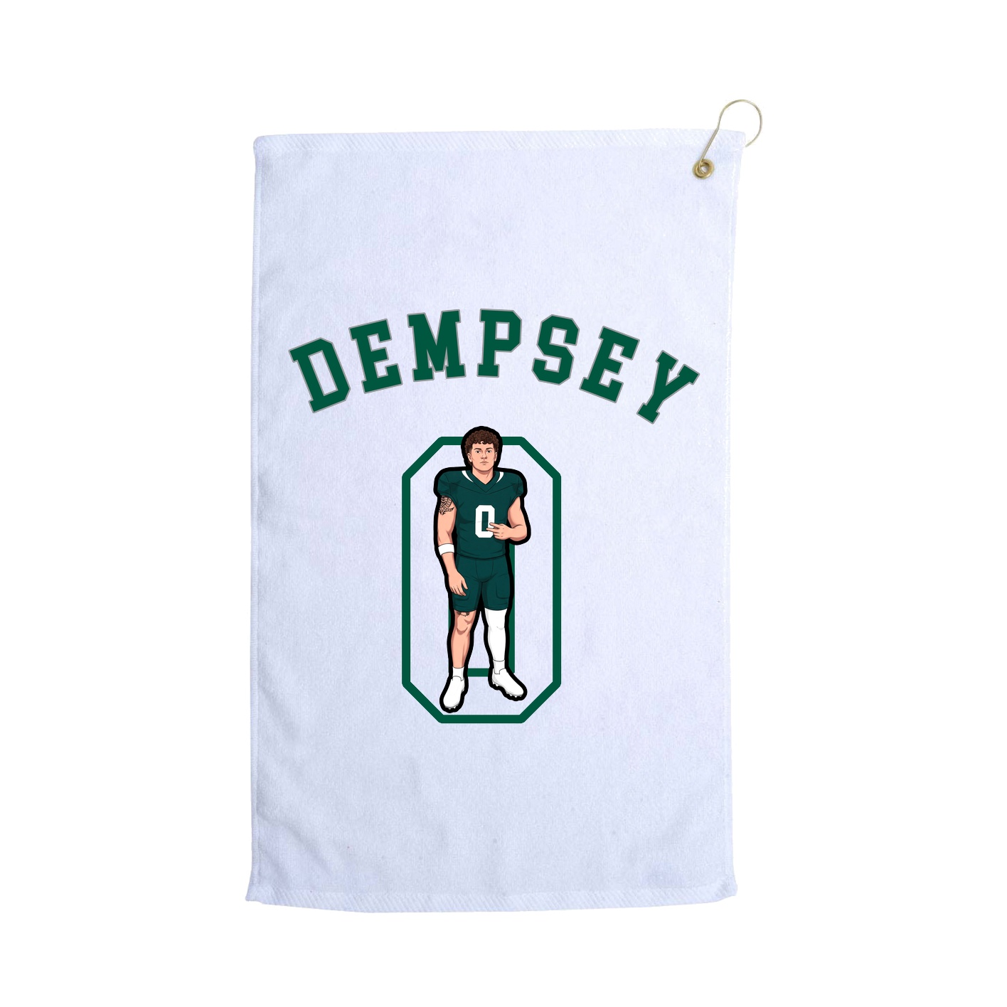 Golf Towel — Shirsey Arch in White