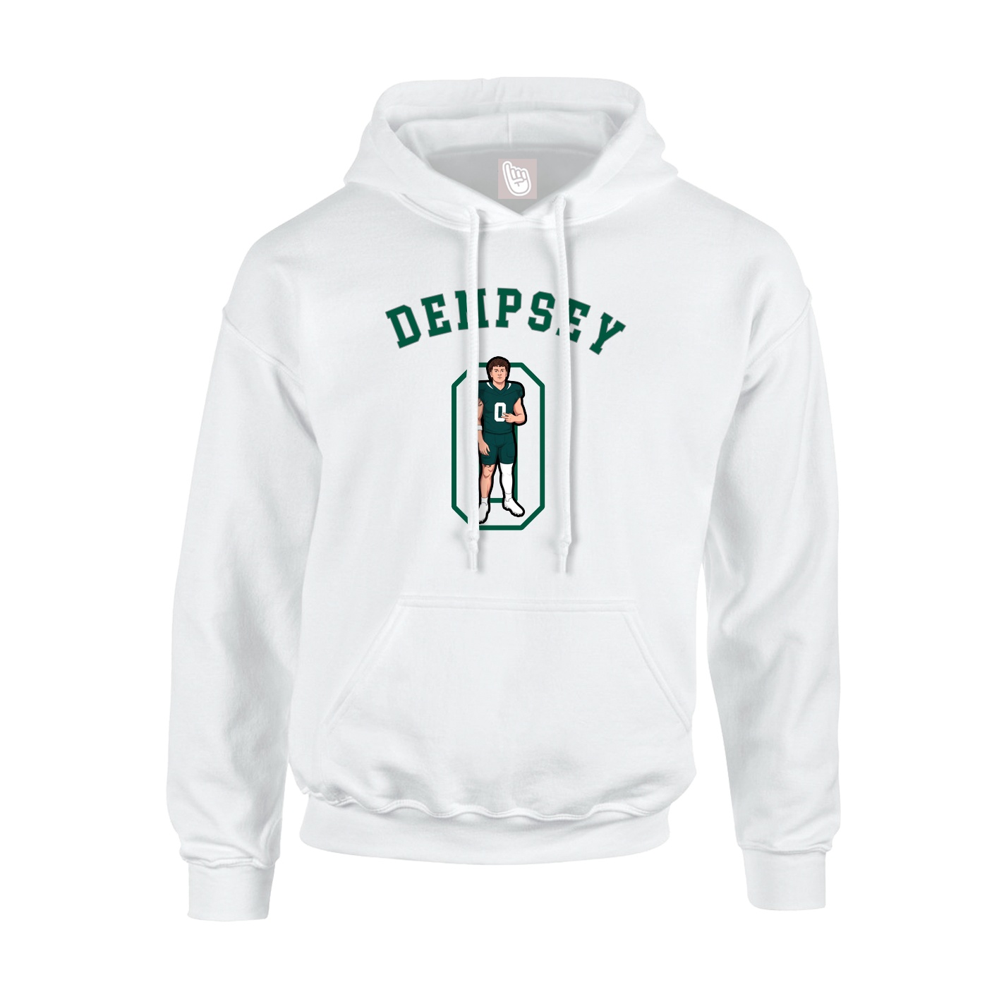 Hoodie — Shirsey Arch in White