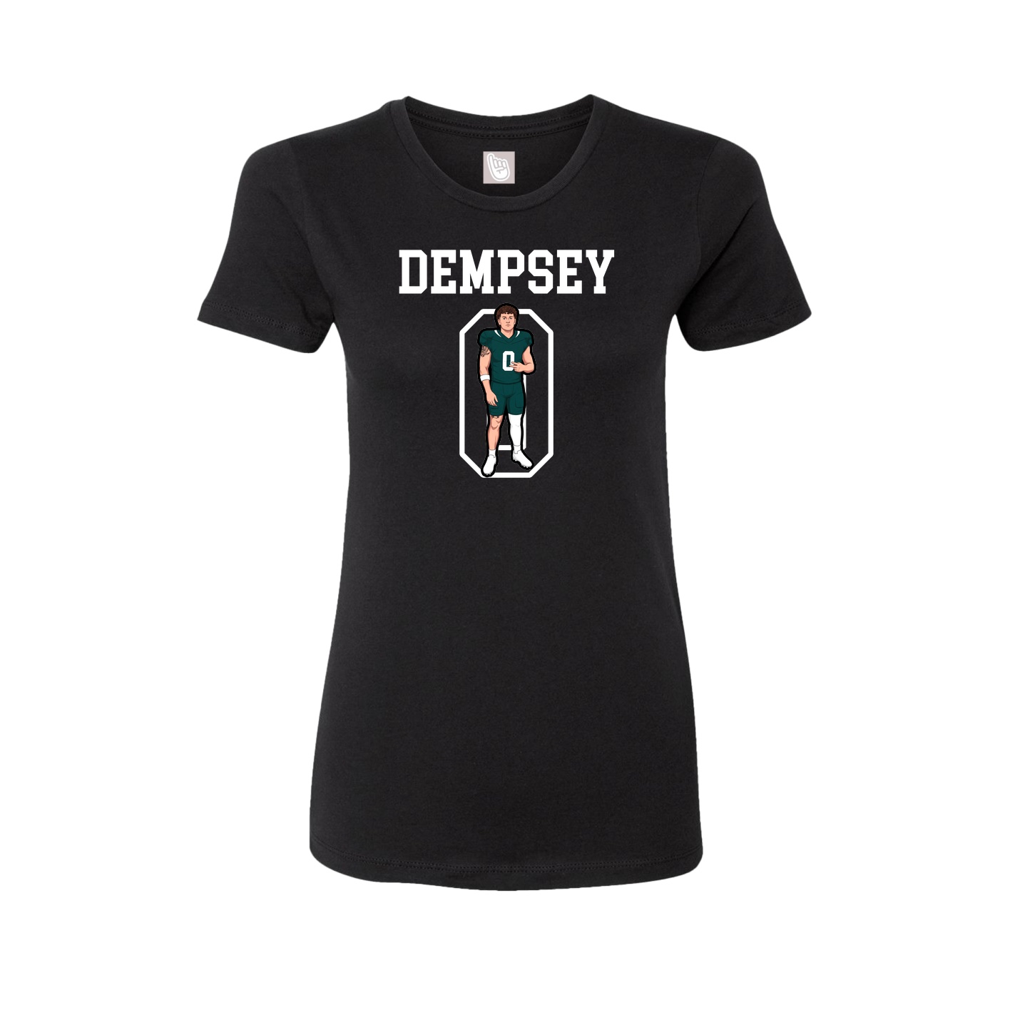 Fitted Women's Tee — Shirsey in Black