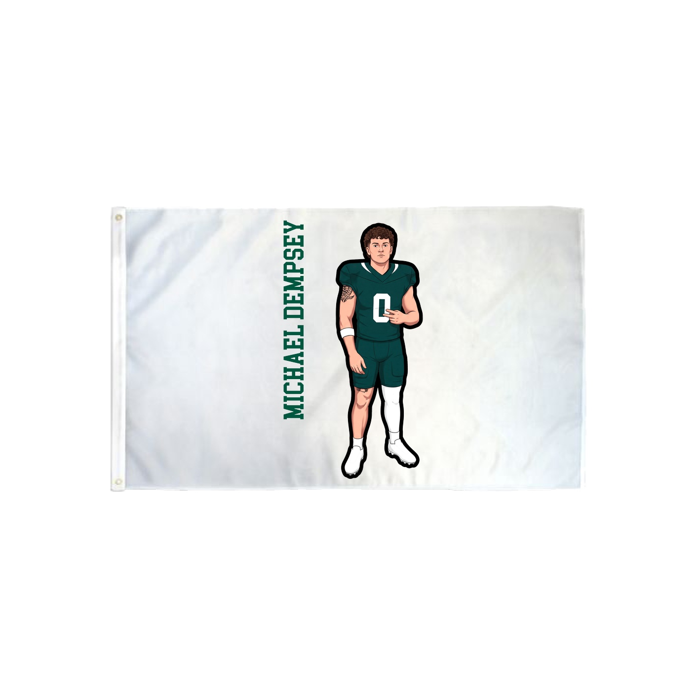 3x5 Flag — Name Vertical in Classic