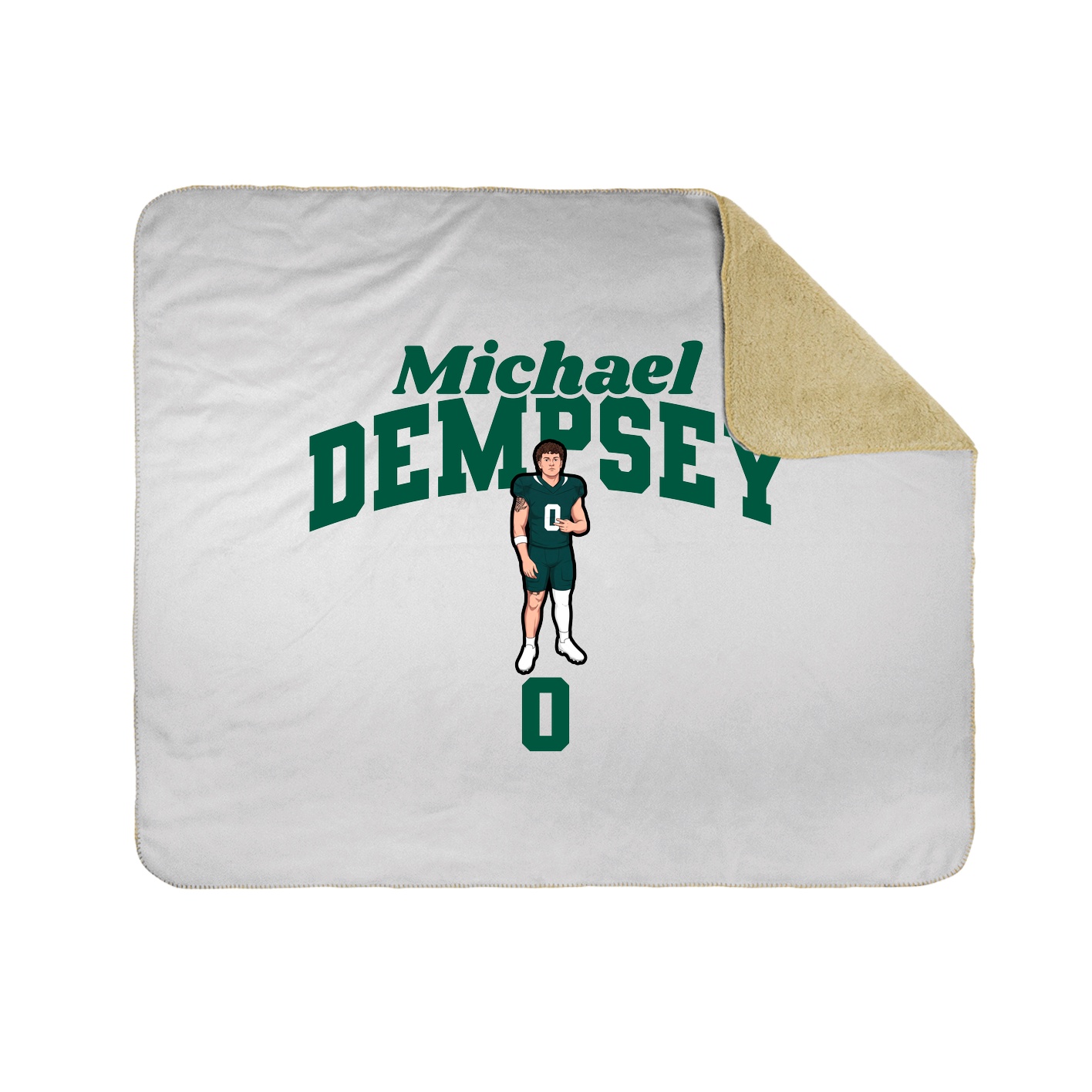 Throw Blanket — Signature Arch in White