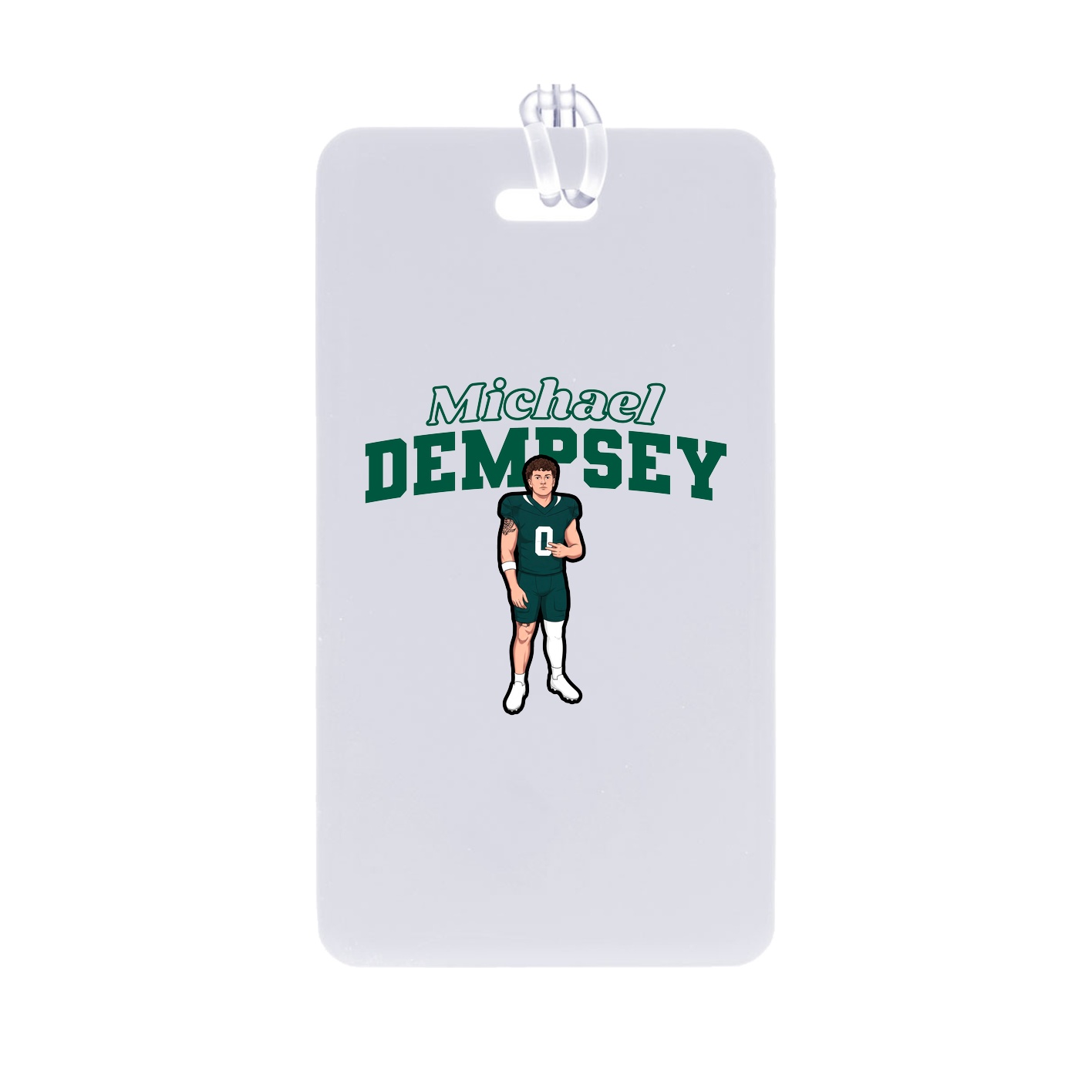 Bag Tag — Name Arch in Classic