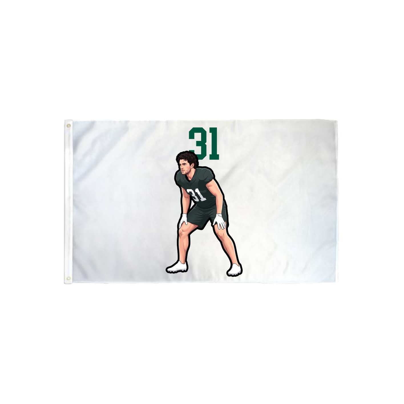 3x5 Flag — Number Top in Classic