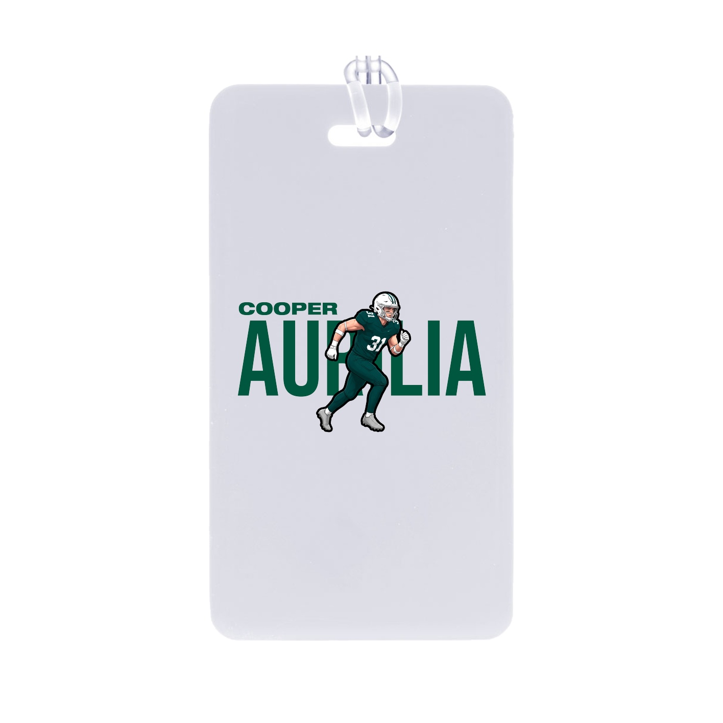 Bag Tag — Player Name in Classic