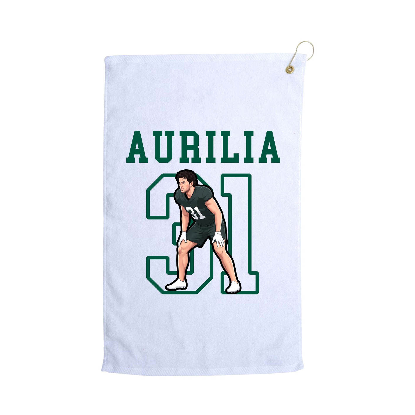 Golf Towel — Shirsey in White