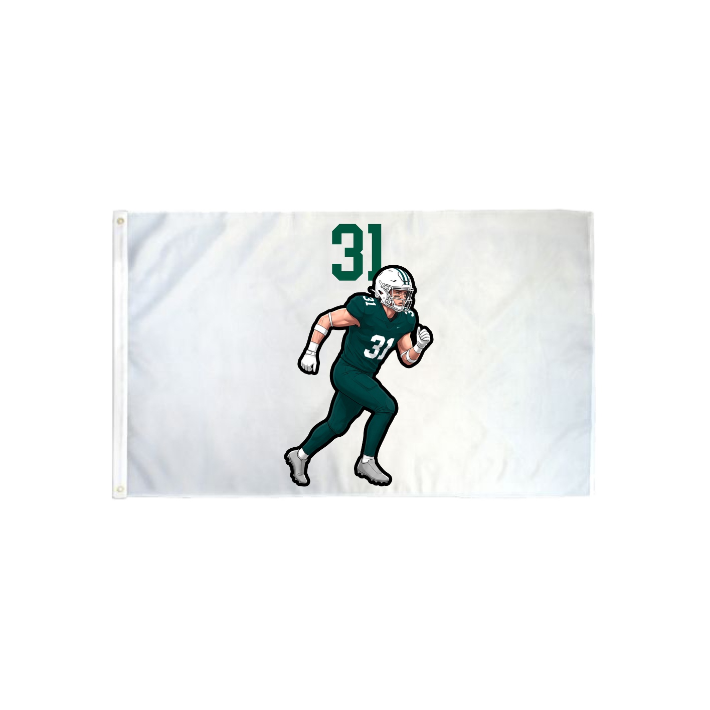 3x5 Flag — Number Top in Classic