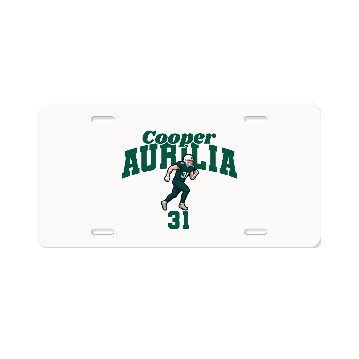 License Plate — Signature Arch in Classic