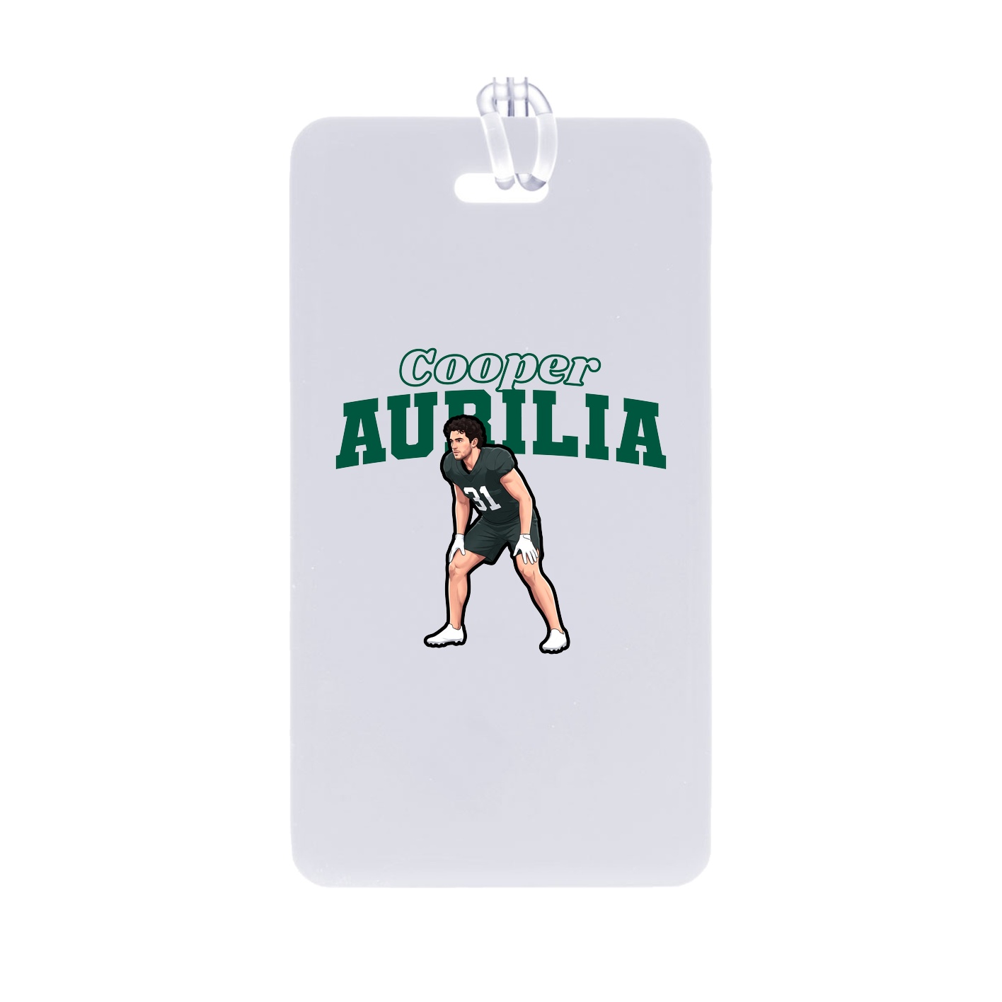 Bag Tag — Name Arch in Classic
