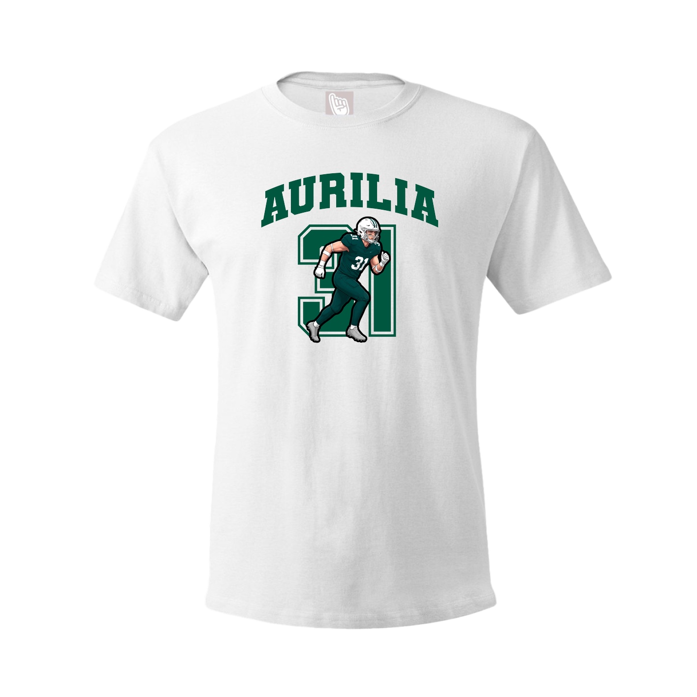 Tee — Number in White