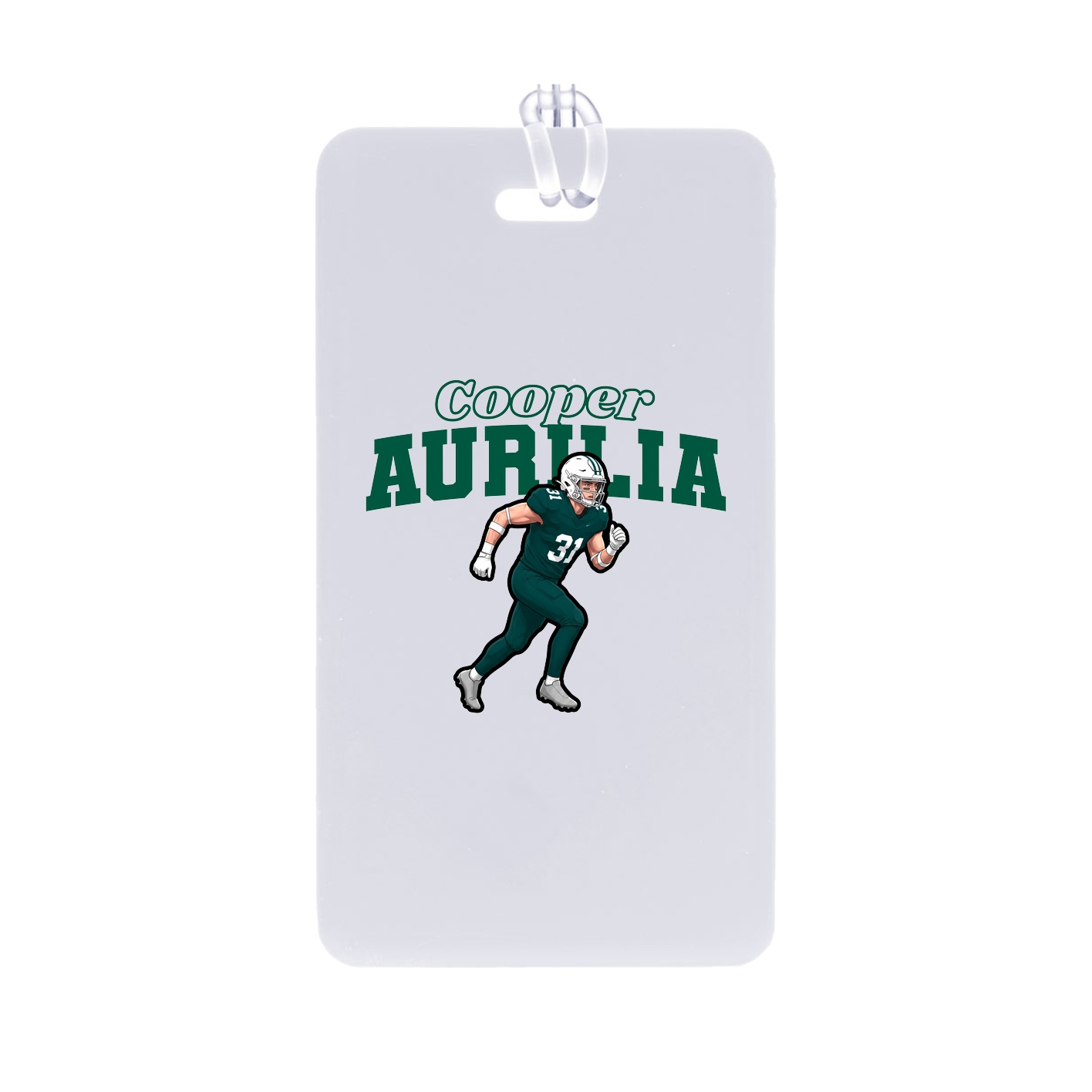 Bag Tag — Name Arch in Classic